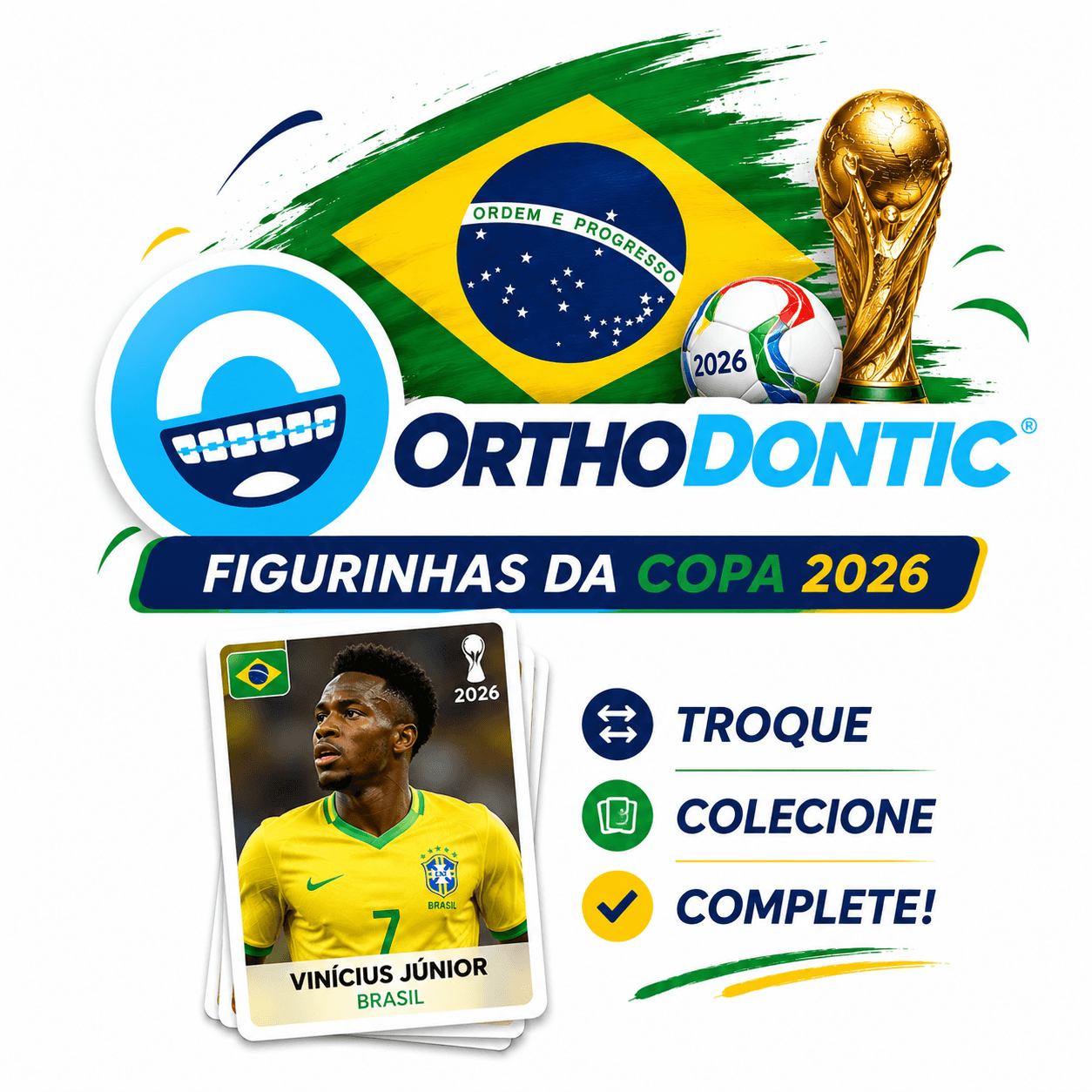 Campanha figurinhas OrthoDontic